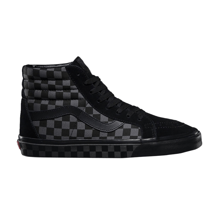 Vans Sk8-Hi Reissue 'Checkerboard Black Pewter' — Black/Pewter