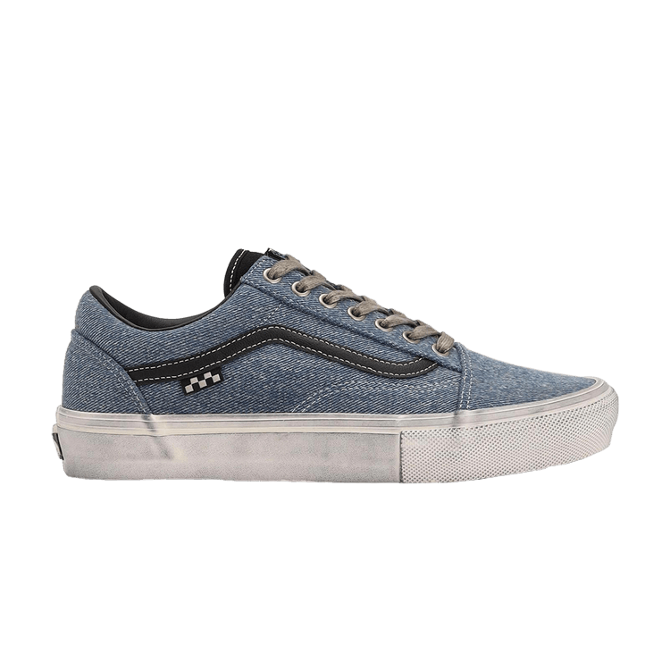 Vans Skate Old Skool 'Denim Blue Distressed' — Denim Blue/Black