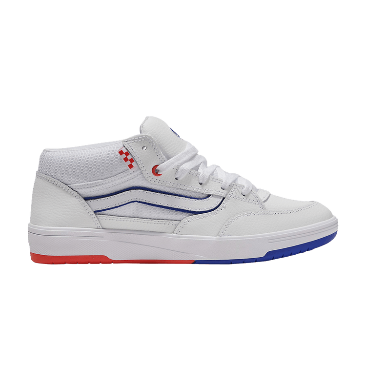 Vans Skate Zahba Mid 'Athletic White Blue Red' — Athletic White/Multi