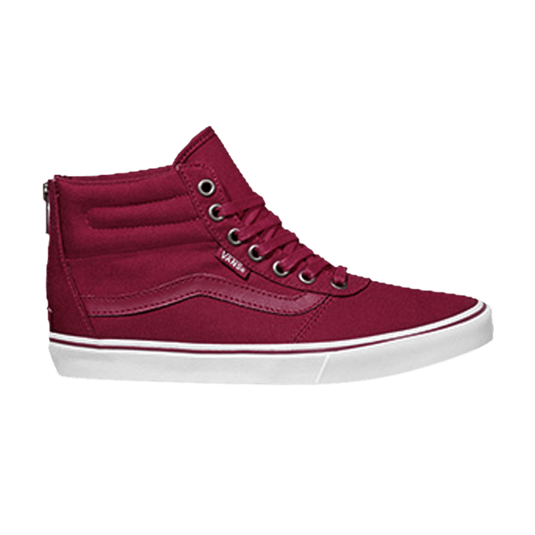 Vans Wmns Milton High Zip 'Beet Red' — Beet Red