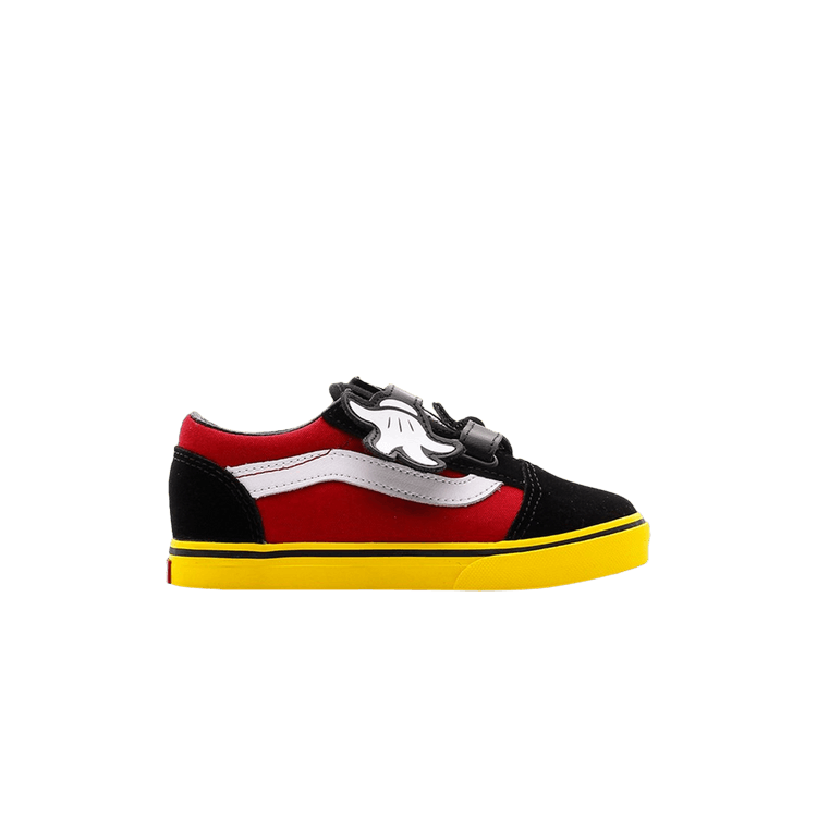 Disney x Vans Old Skool Velcro Toddler 'Mickey Hugs' — Mickey Hugs/Yellow