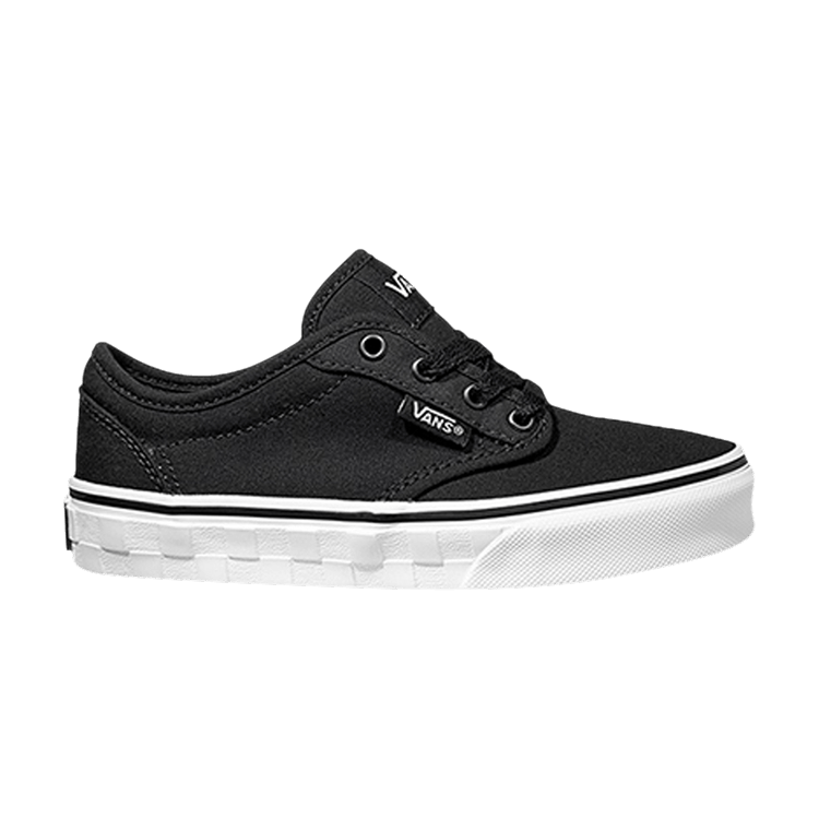 Vans Atwood Kids 'Checker Emboss Tape - Black' — Black/White