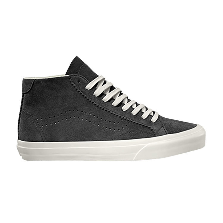 Vans Court Mid 'Pinked Suede - Licorice' — Licorice/Blanc De Blanc