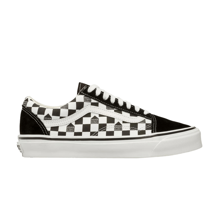 Dover Street Market x Vans OG Old Skool LX 'Checker - Black White' — True White/Black