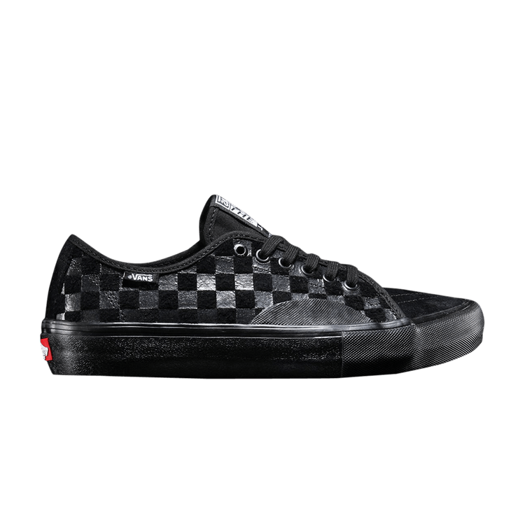 Vans AV Classic Pro 'Hairy Suede Checkerboard' — Black