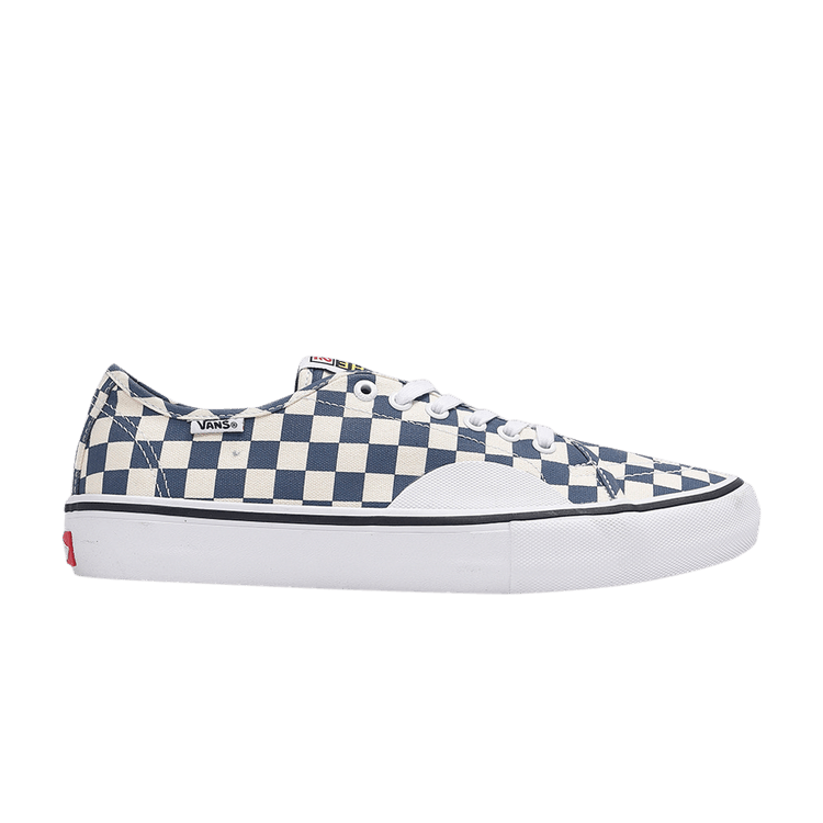 Vans AV Classic Pro 'Checkerboard - Dark Denim' — Dark Denim