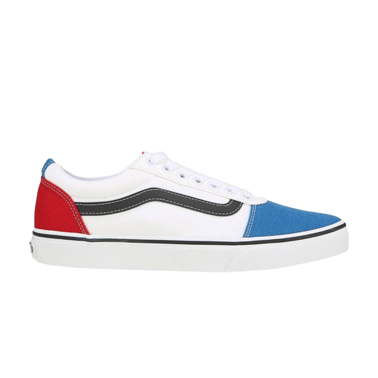 Vans Ward 'Color Block - White Blue Red' — White/Multi-Color