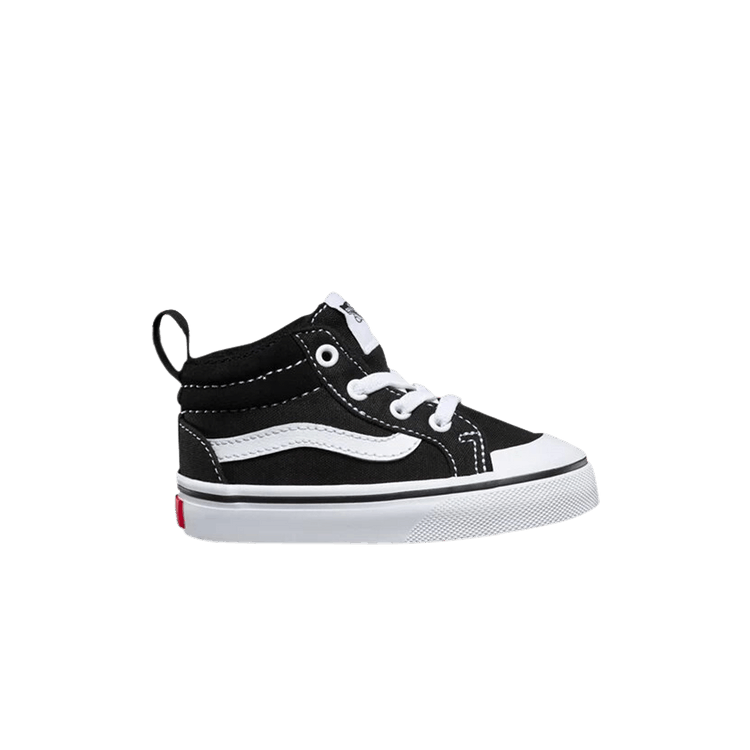 Vans Racer Mid Toddler 'Black White' — Black/True White
