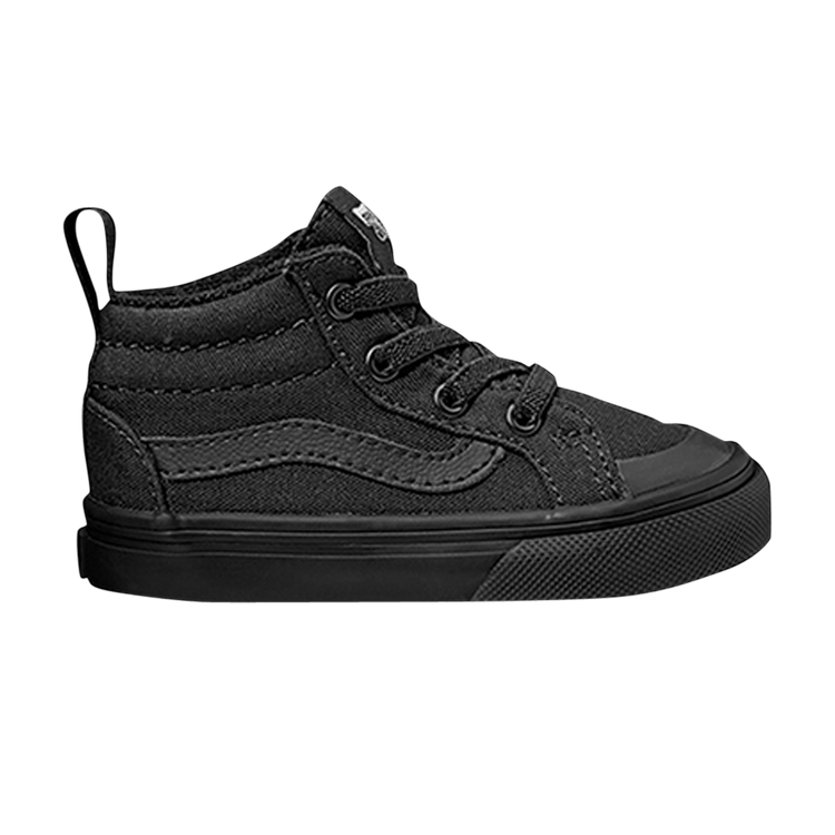 Vans Racer Mid Toddler 'Black' — Black/Black