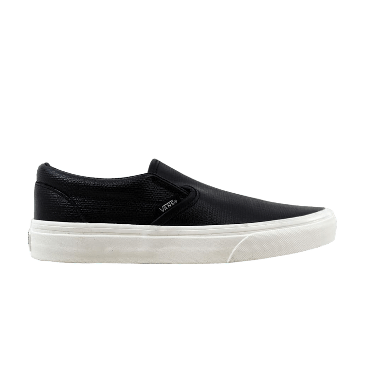 Vans Classic Slip-On 'Embossed Leather' — Black