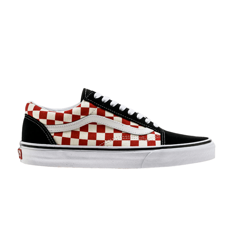 Vans Old Skool 'Red Checkerboard' — Black/Red