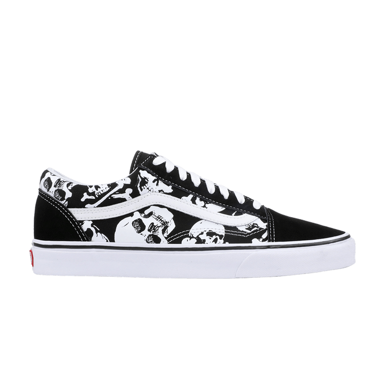 Vans Old Skool 'Skulls' — Black/True White