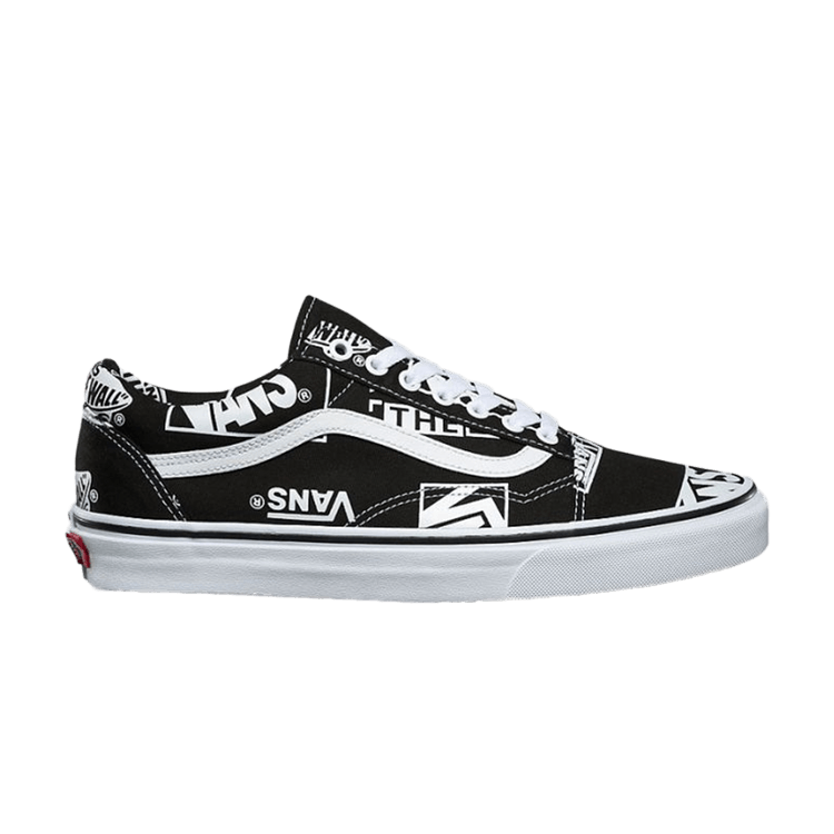 Vans Old Skool 'Logo Mix' — Black/True White