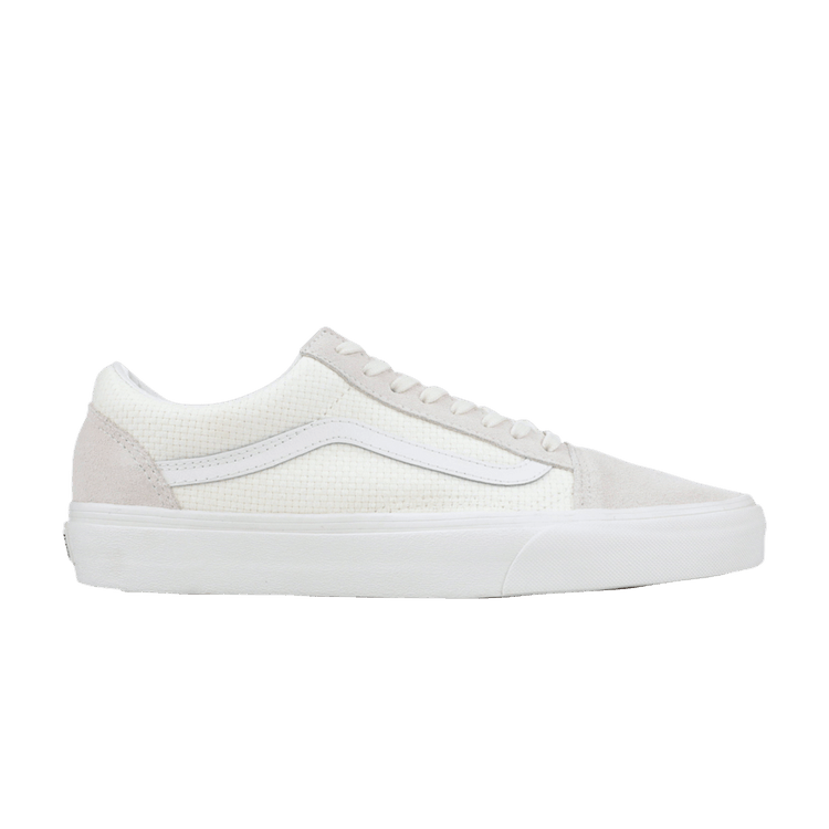 Vans Old Skool 'Woven Check - Marshmallow' — Marshmallow/Snow White