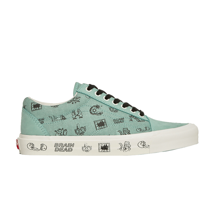 Brain Dead x Vans Old Skool LX 'Granite Green' — Granite Green/Marshmallow