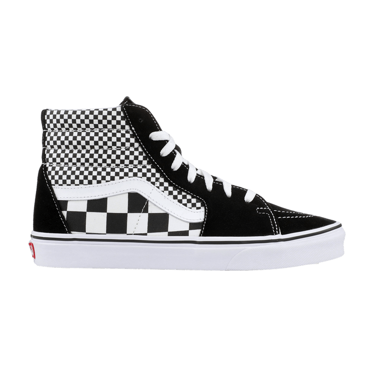 Vans Sk8 Hi 'Mix Checker' — Black/True White