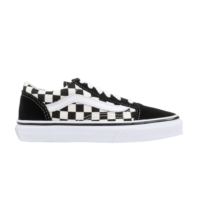 Vans Old Skool Kids 'Primary Check' — Black/White