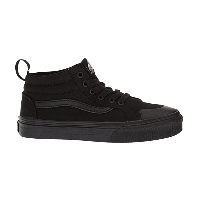 Vans Racer Mid Kids 'Black' — Black/Black