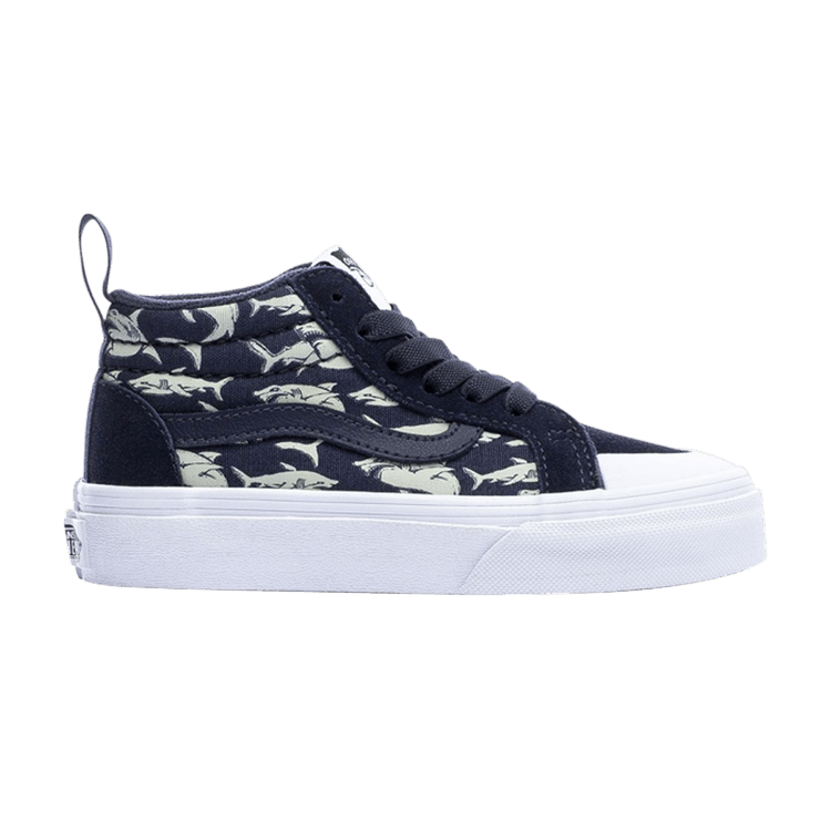 Vans Racer Mid Kids 'Glow Sharks' — Parisian Night