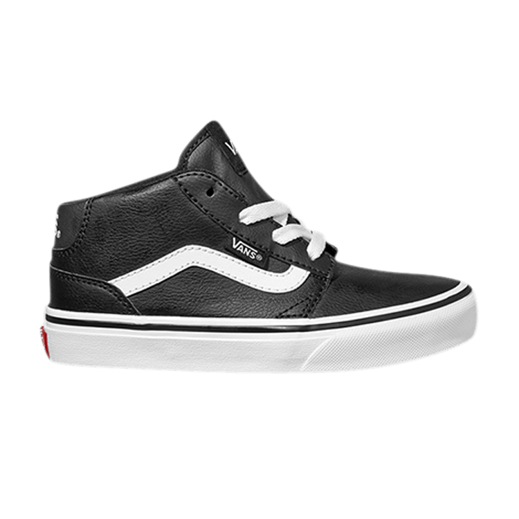 Vans Chapman Mid Kids 'Classic Tumble - Black' — Black/White
