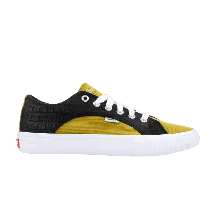 Supreme x Vans Lampin Pro 'Croc Corduroy' — Black/Yellow
