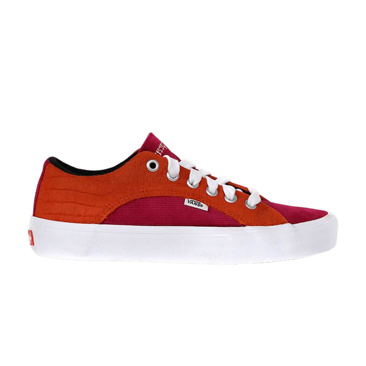 Supreme x Vans Lampin Pro 'Croc Corduroy' — Red/Orange