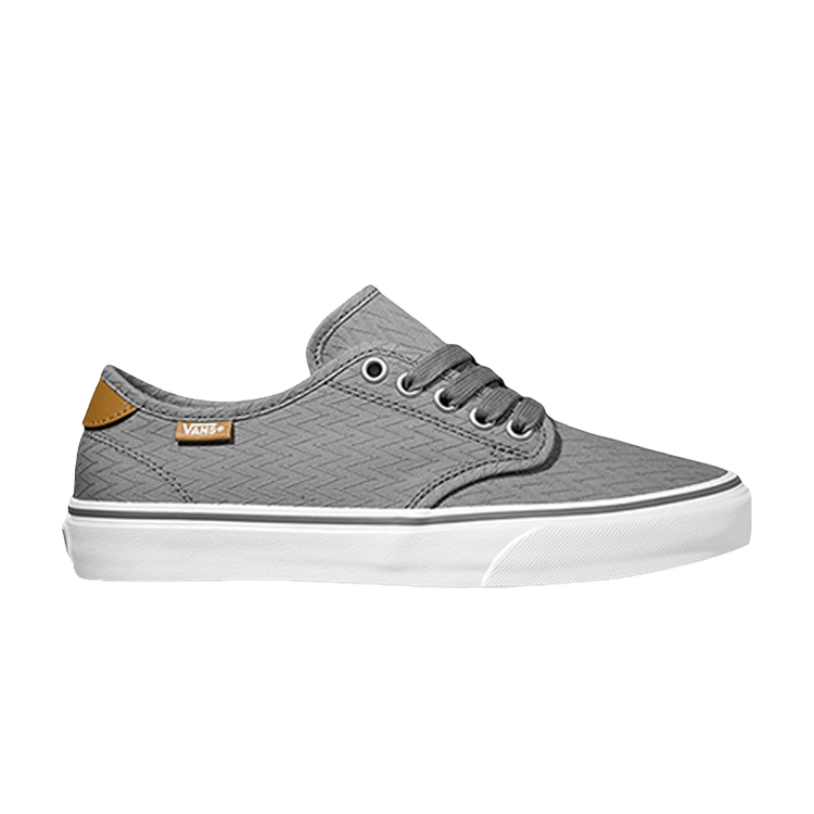 Vans Wmns Camden Deluxe 'Menswear Chevron - Grey' — Grey