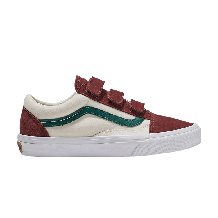 Vans Old Skool Velcro 'Burgundy' — Burgundy