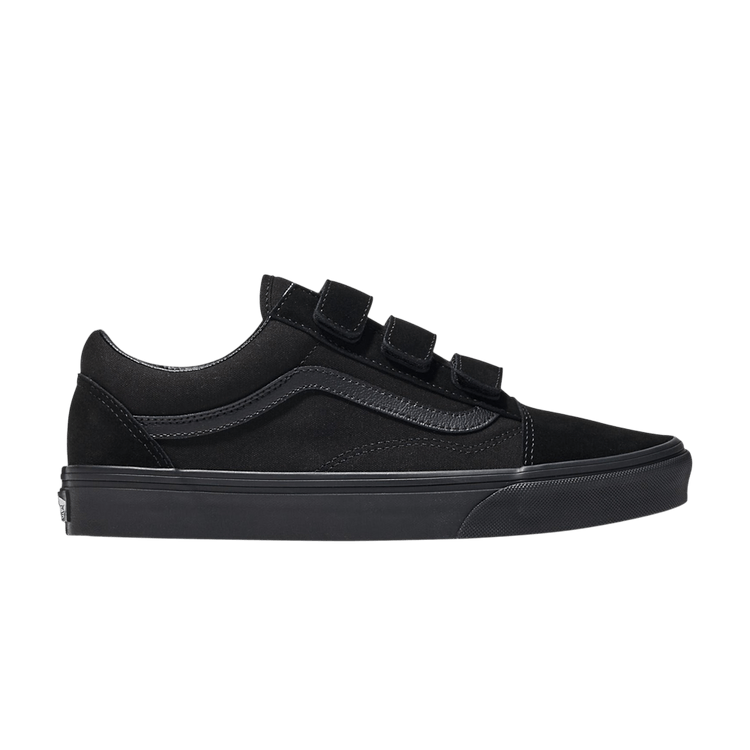 Vans Old Skool Velcro 'Triple Black' — Black/Black/Black