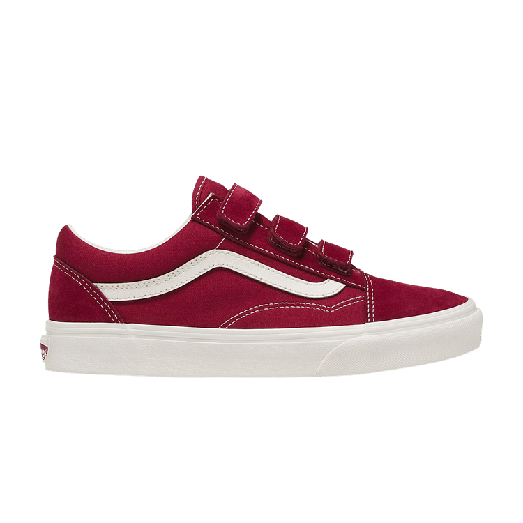 Vans Old Skool Velcro 'Rumba Red' — Rumba Red/Marshmallow