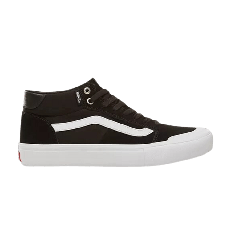 Vans Style 112 Mid Pro 'Black' — Black/White