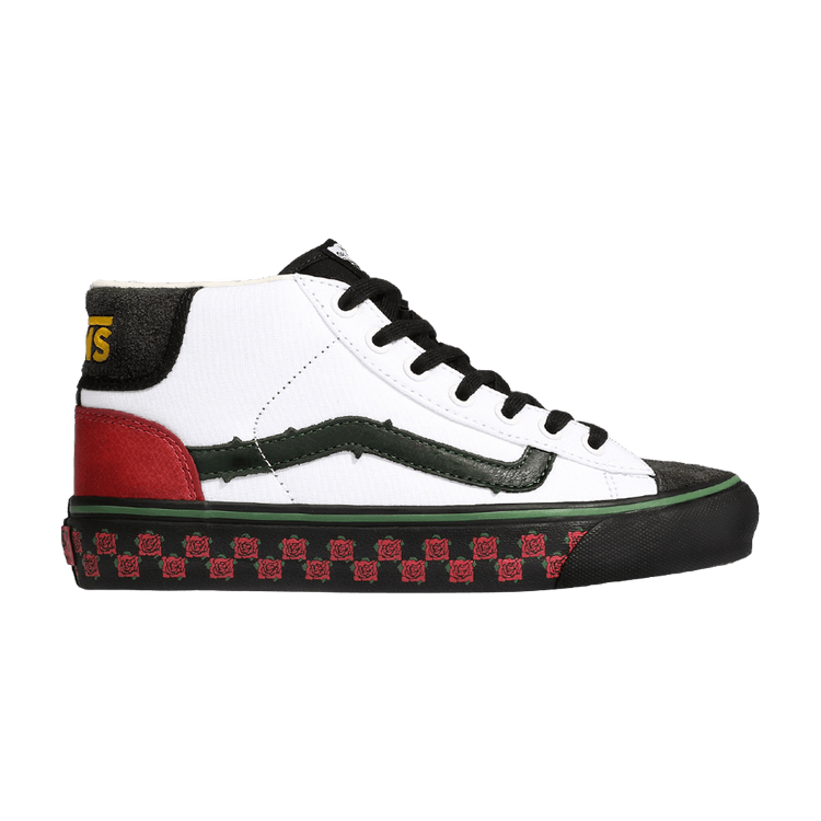 Bodega x Vans Mid Skool LX 'Sub Rosa' — True White/Black