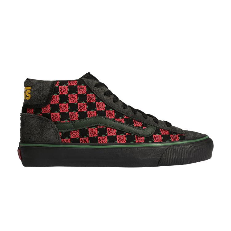 Bodega x Vans Mid Skool LX 'Sub Rosa' — Black/Garnet Red
