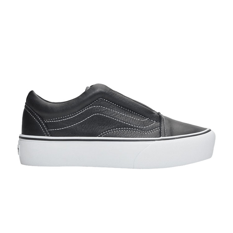 Karl Lagerfeld x Vans Old Skool Laceless Platform — Black