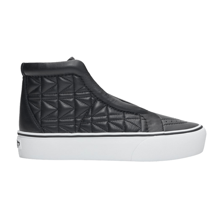 Karl Lagerfeld x Vans Sk8-Hi Laceless Platform 'Quilt' — Chain/K Quilt