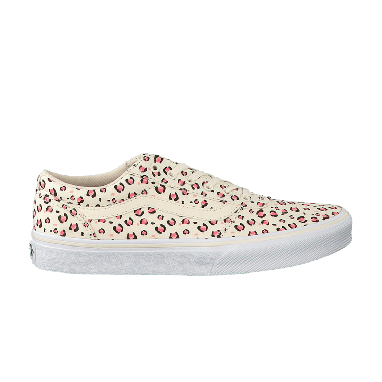Vans Maddie Kids 'Sweet Cheetah' — Off White/Pink