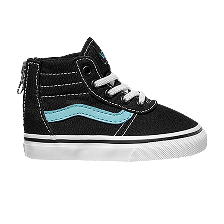 Vans Maddie High Zip Toddler 'Black Blue Radiance' — Black/Blue Radiance