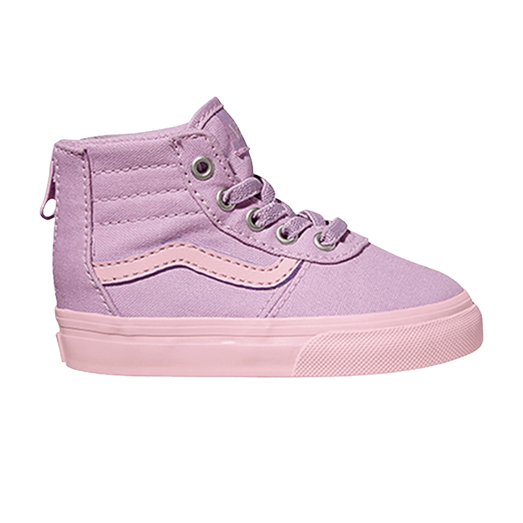 Vans Maddie High Zip Toddler 'Popped Sidewall - Lilac' — Lilac