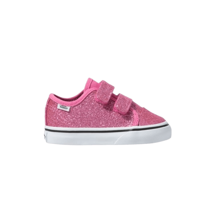 Vans Style 23 V Toddler 'Azalea Glitter' — Azalea Glitter/True White