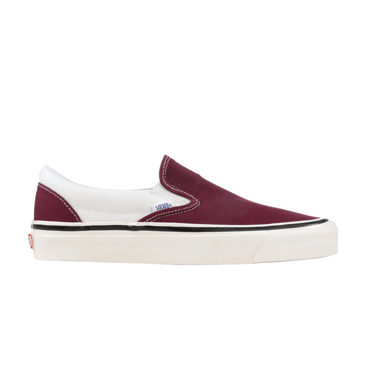 Vans Slip-On 98 DX 'Anaheim Factory' — Burgundy/White