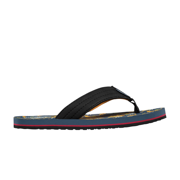 Vans T Street Print Kids 'Pizza Surf' — Black/Vintage Indigo