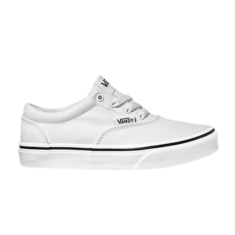 Vans Doheny Kids 'Black Foxing - White' — White/White