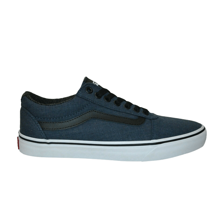 Vans Ward Deluxe 'Flannel T&L - Dark Denim' — Dark Denim/White