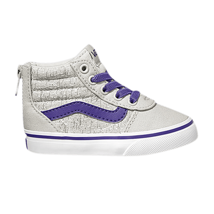 Vans Ward High Zip Z Toddler 'Menswear - Antartica Heliotrope' — Antartica/Heliotrope