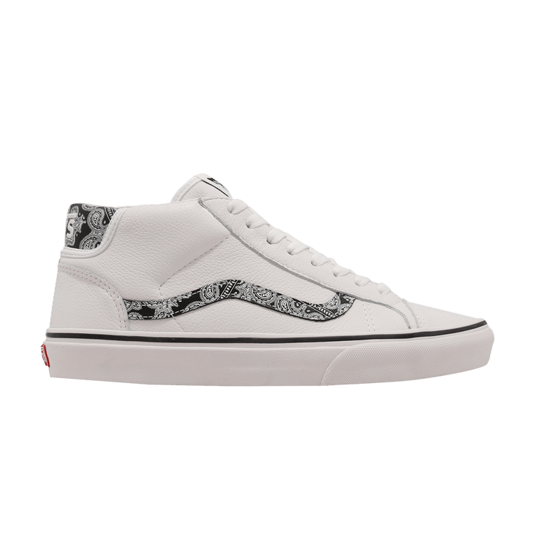 Vans Mid Skool 37 'Sport Paisley - White Black' — White/Black Paisley