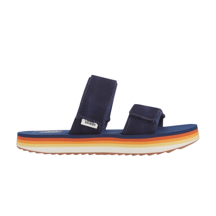 Vans Wmns Cayucas Slide Platform 'Retro Rainbow' — Retro Rainbow