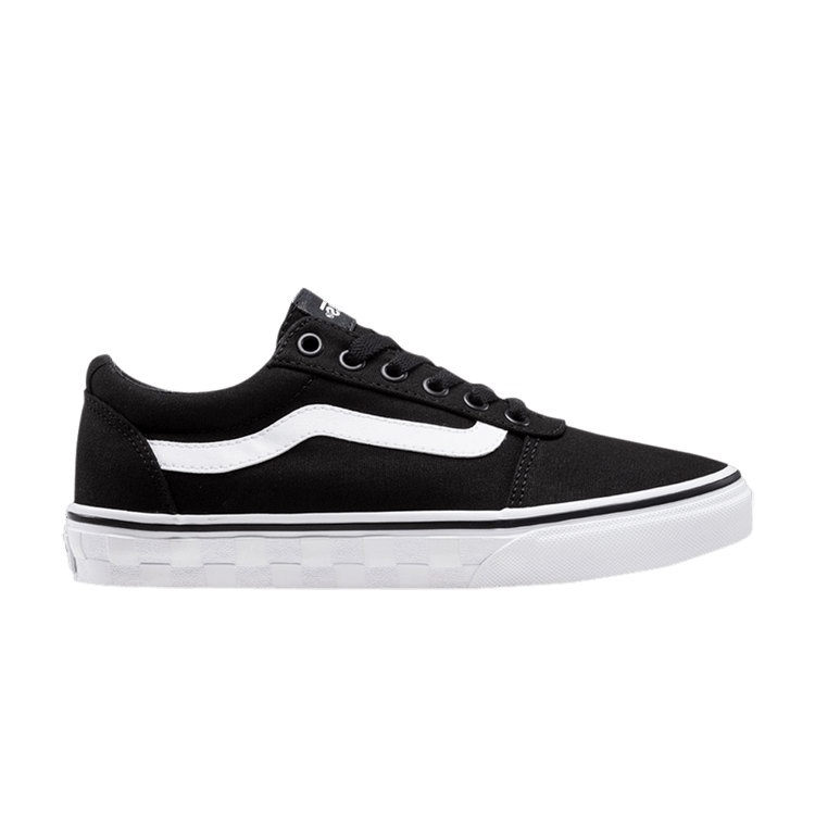 Vans Wmns Ward Deluxe 'Checker Emboss Tape - Black' — Black