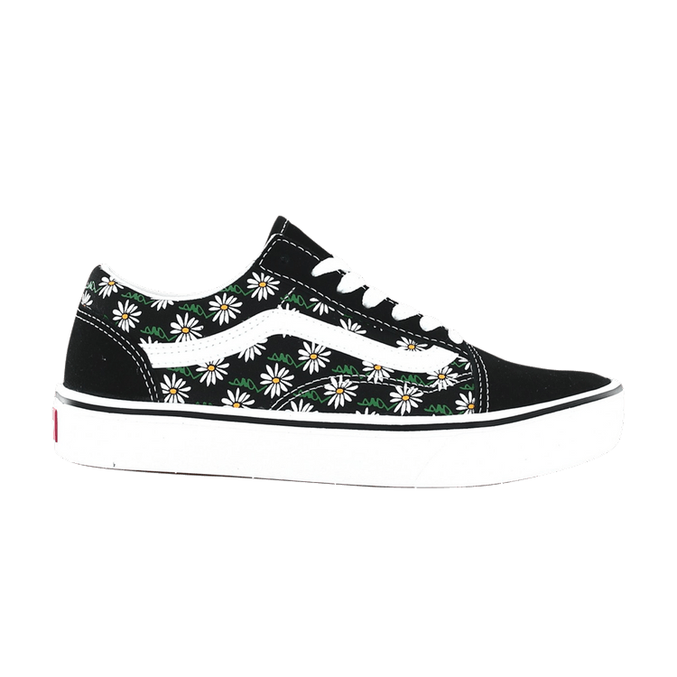 Vans ComfyCush Old Skool 'Scribble Flower' — Daisy/Black