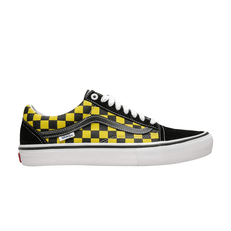 Vans Skate Old Skool 'Checkerboard - Black Aspen Gold' — Black/Aspen Gold