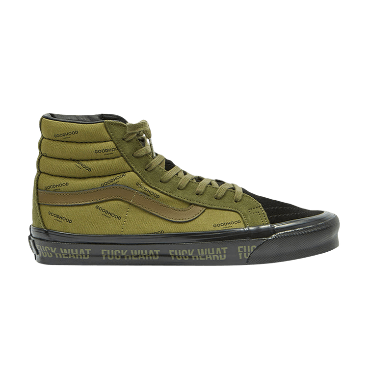 Goodhood x Vans OG Sk8-Hi LX 'Punks Pack' — Black/Multi